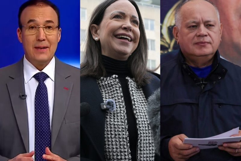 Venevisión desafía la censura y transmite declaraciones de María Corina Machado; Diosdado Cabello responde con amenazas