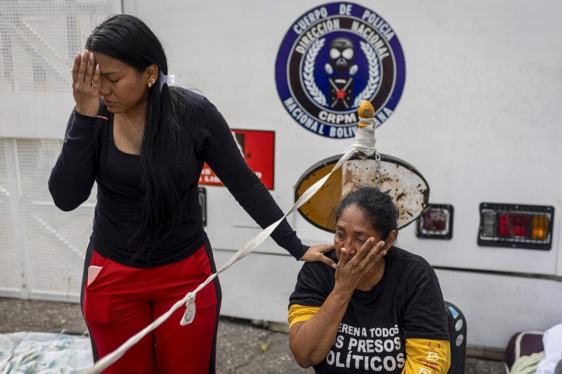 Familiares presos políticos huelga de hambre Zona 7