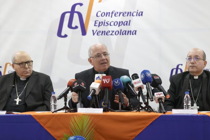 La Conferencia Episcopal Venezolana exige liberación de presos políticos, amnistía general y elecciones libres