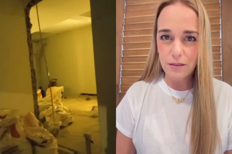 Lilian Tintori denuncia saqueo de su casa en Caracas y acusa al gobierno de ordenar la destrucción